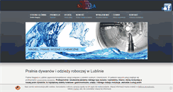 Desktop Screenshot of pralnianiagara.pl